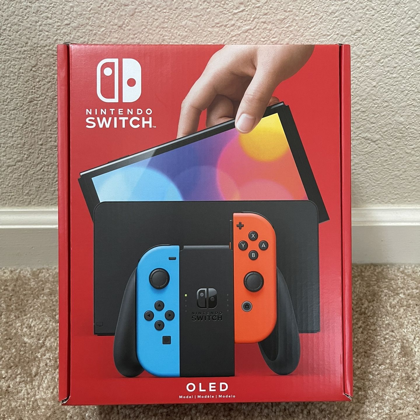 Nintendo Switch Oled Neon Red Blue Brand New Sealed Receipt Included For Sale In Sacramento Ca Offerup