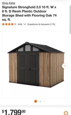 Storage shed 10x8 NEW