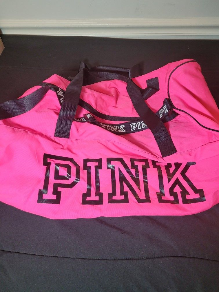 Pink Duffle Bag Preowned