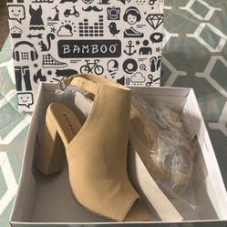 Bamboo Brand Nude Heels