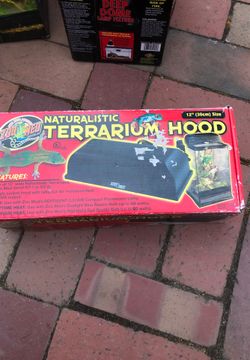 Terrarium hood for tank
