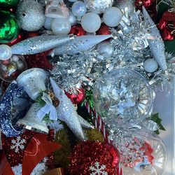 Christmas Decorations Bundle – Lights, Ornaments, Garland