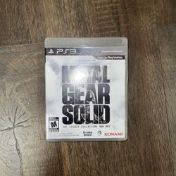 ps3 metal gear solid legacy collection