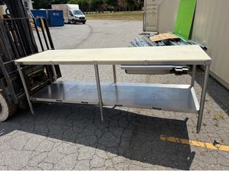 Stainless prep table
