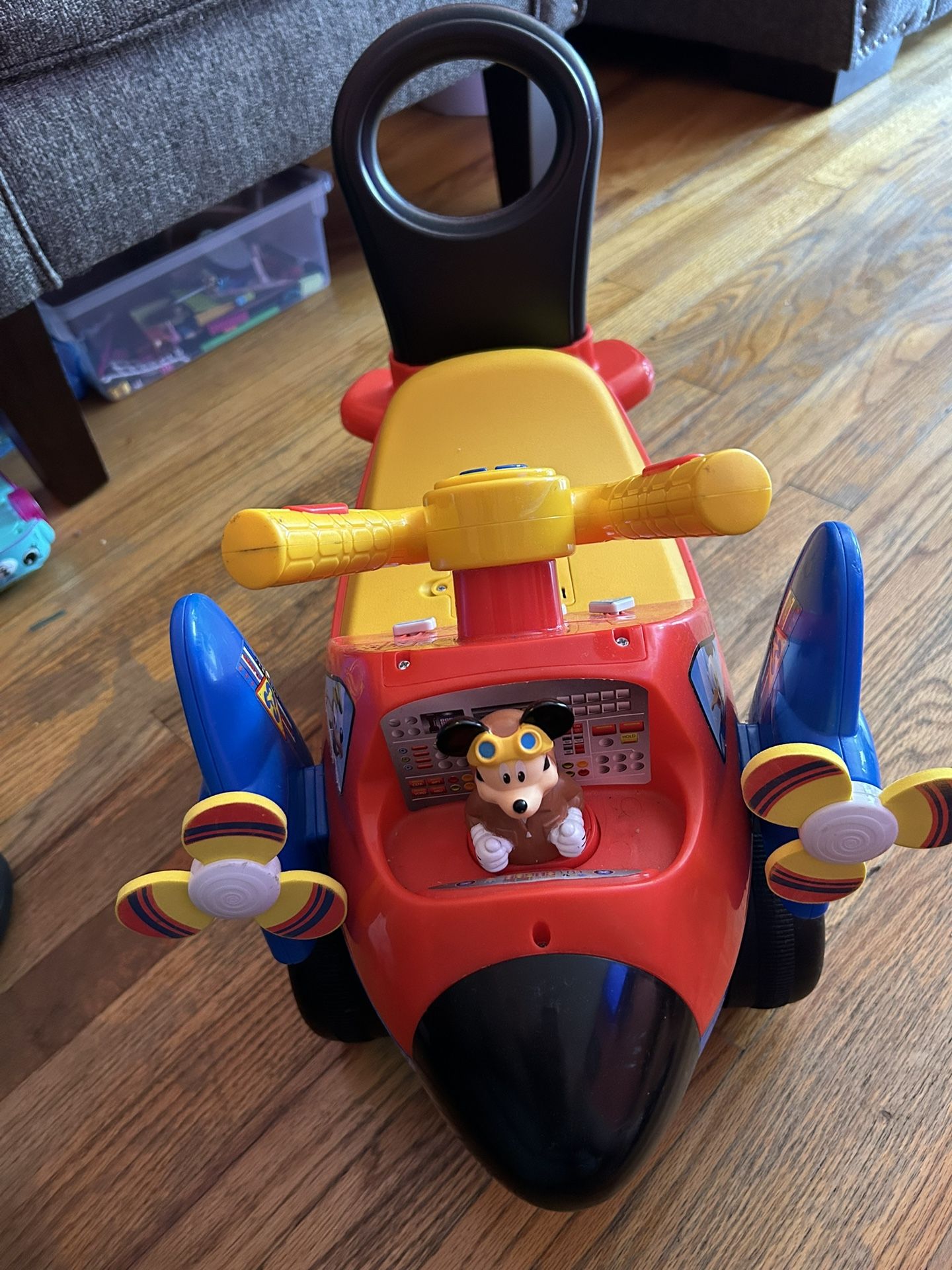 Ride On Mickey Mouse Push Car