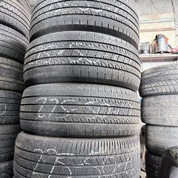 4 used 275/55/20 YOKOHAMA Geolandar Ht tires