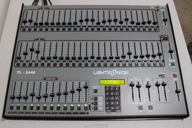 Lightronics TL2448 48 Channel Conventional & 8 Moving Light Console wi