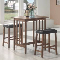 3 Piece Counter Height Dining Set ONLY $199- Lowest Prices Ever!