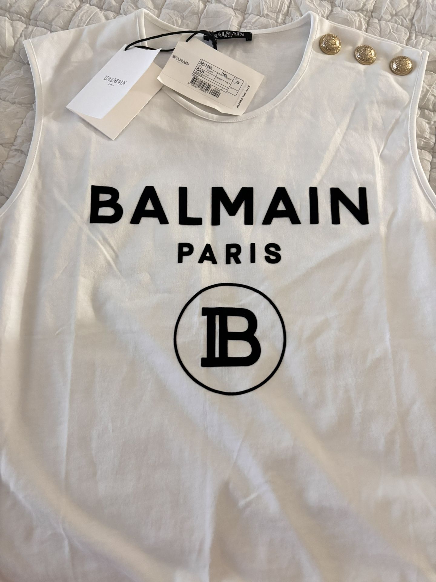 Original Balmain T Shirt New