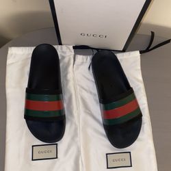 Authentic Men’s Gucci Slides Sz 10