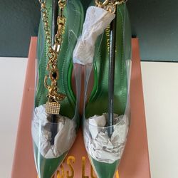 Mara Green Heels Size 6