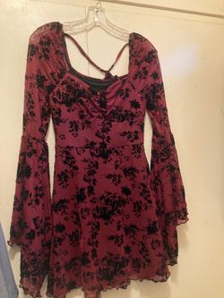 Shein woman dress Burgundy