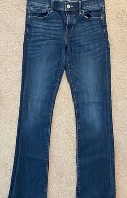 Women's Blue Bootcut Jeans, Size 6R