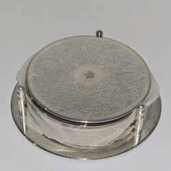Royal Limited Silver Coasters Set - Silver Plated 