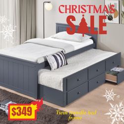 Twin Trundle With Storage 