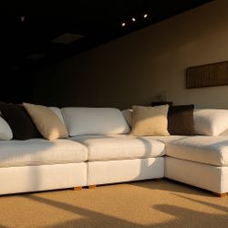 Cloud Modular Convertible Sofa Bed – Sectional w/ Reversible Ottoman – New + Free Delivery