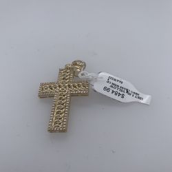 Cross With Czs  Yellow Gold    Inventory#I-41656