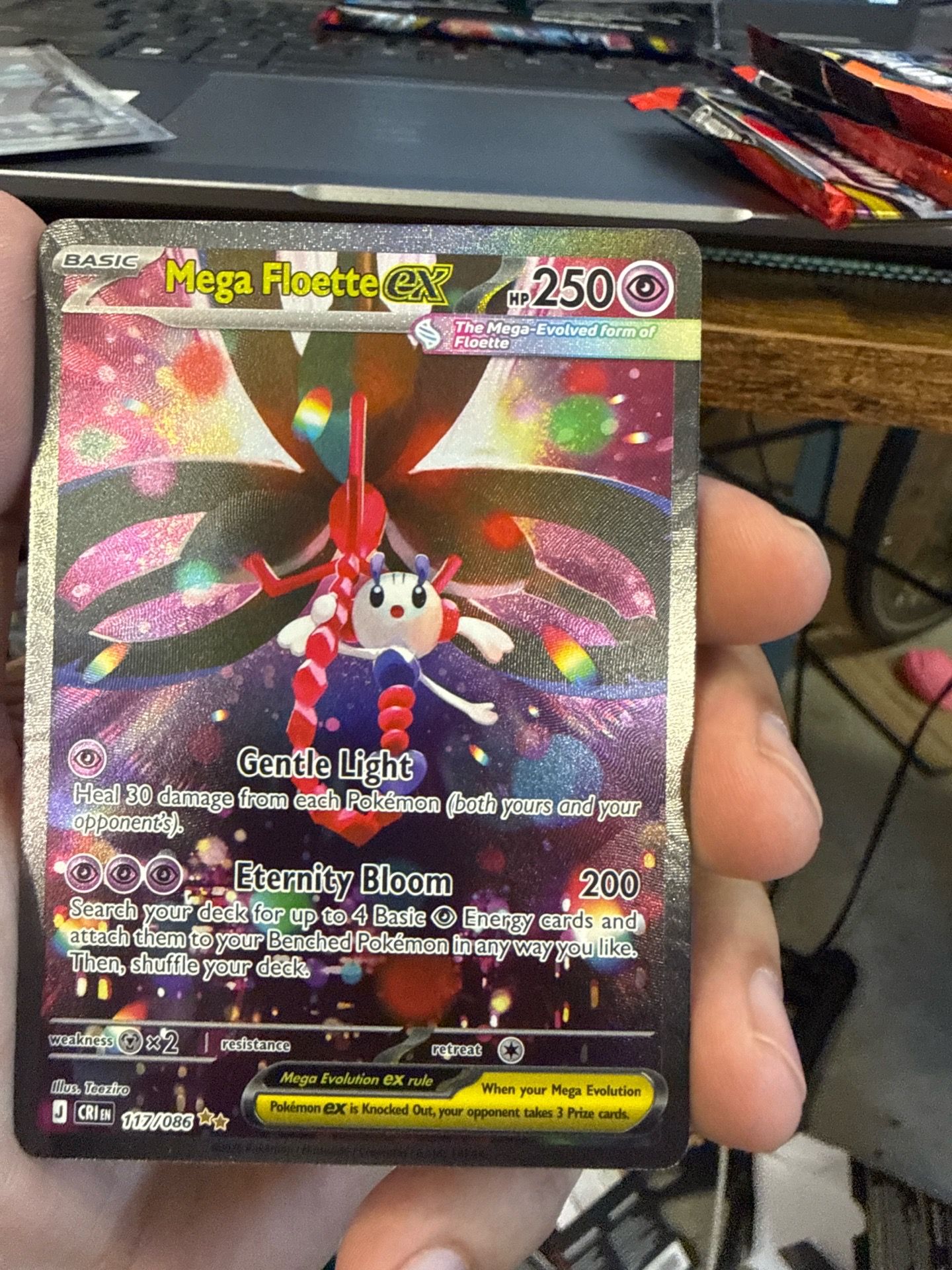 Pokemon Tcg mega floette ex 117 SIR