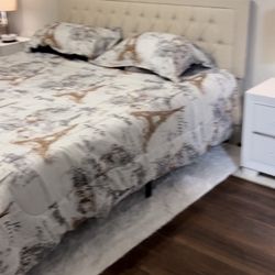 KING SIZE PLATFORM BED 