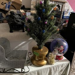 $10 Light Up Tree, $5 Slay, $10 Each Big Bear,$25 Light Up Fire Logs, $5 Snow Ball