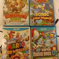 Nintendo wii U games $10 each firm price