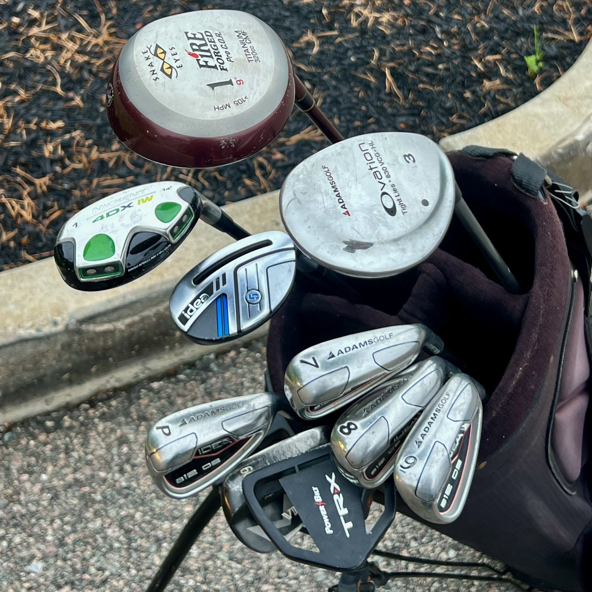 Adams Golf Club Set - Snake Eyes Forged Driver