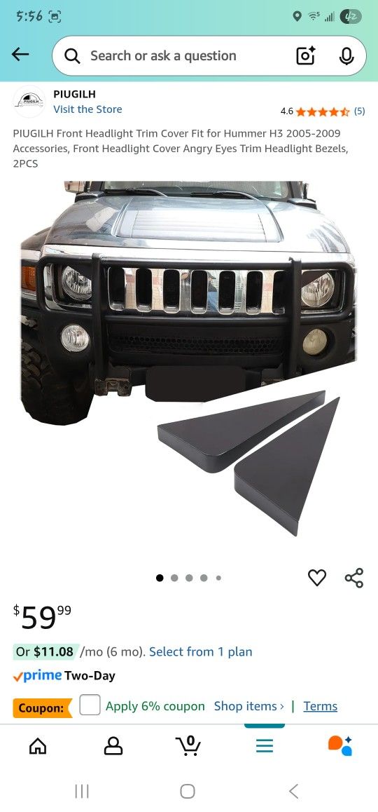 2006 Hummer H3 Head Light Trim