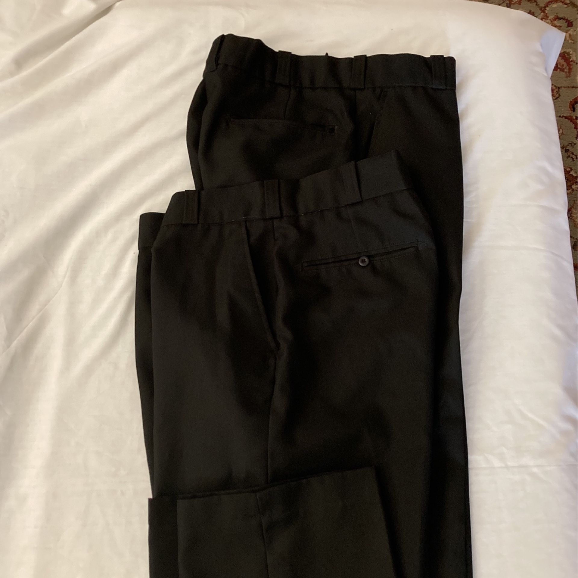 Law Pro Black Uniform Pants - 2 Pairs