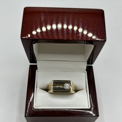Anillo De Hombre De Oro 14k / Mens 14k Gold Ring 