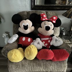 Stuffed Animal Mickey And Minnie 