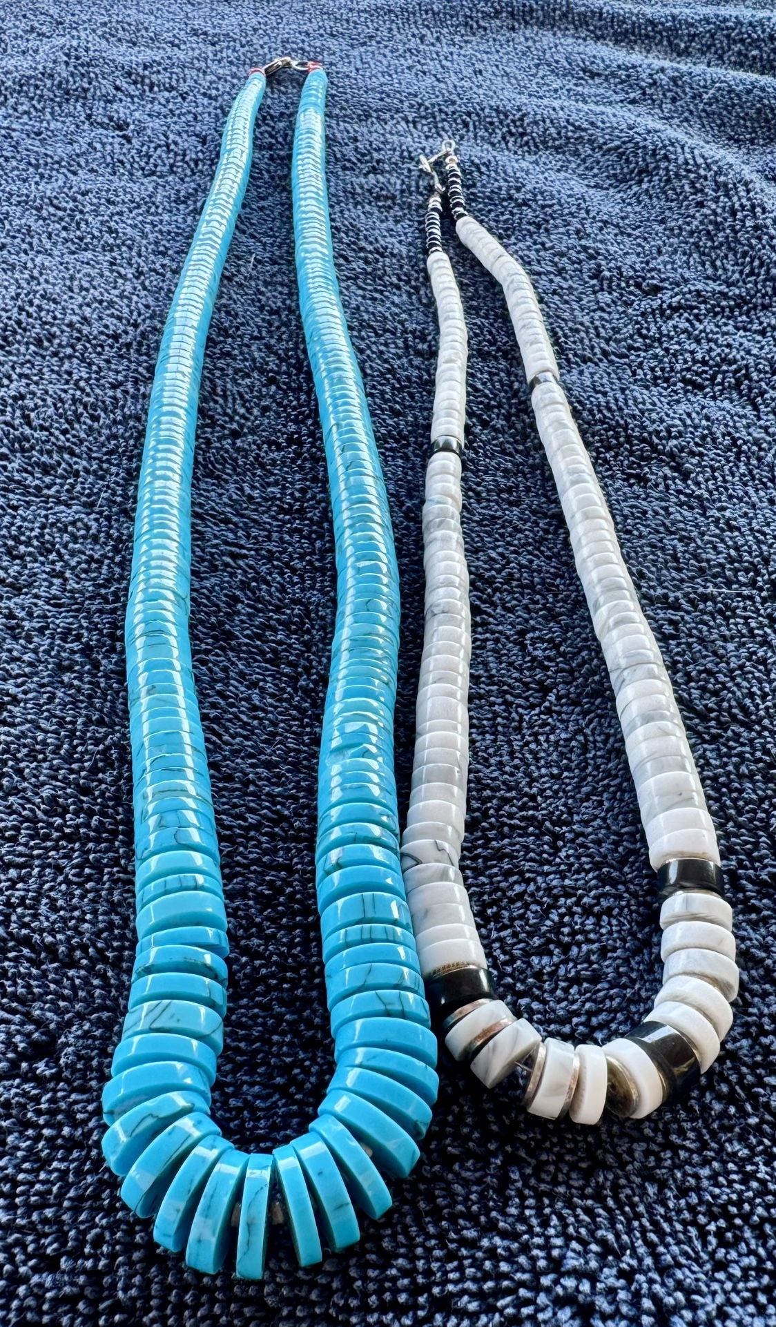 Turquoise And White Buffalo Necklaces