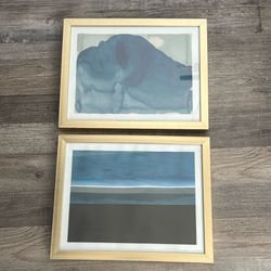 GEORGIA O’KEEFFE Pair Of Framed Prints 