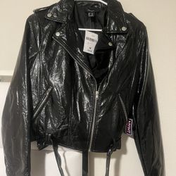 New Women’s Leather Jacket Size S