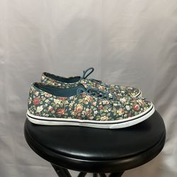 Vans Floral Print Canvas Shoes – Size 9