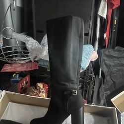 Black High Heel Boots