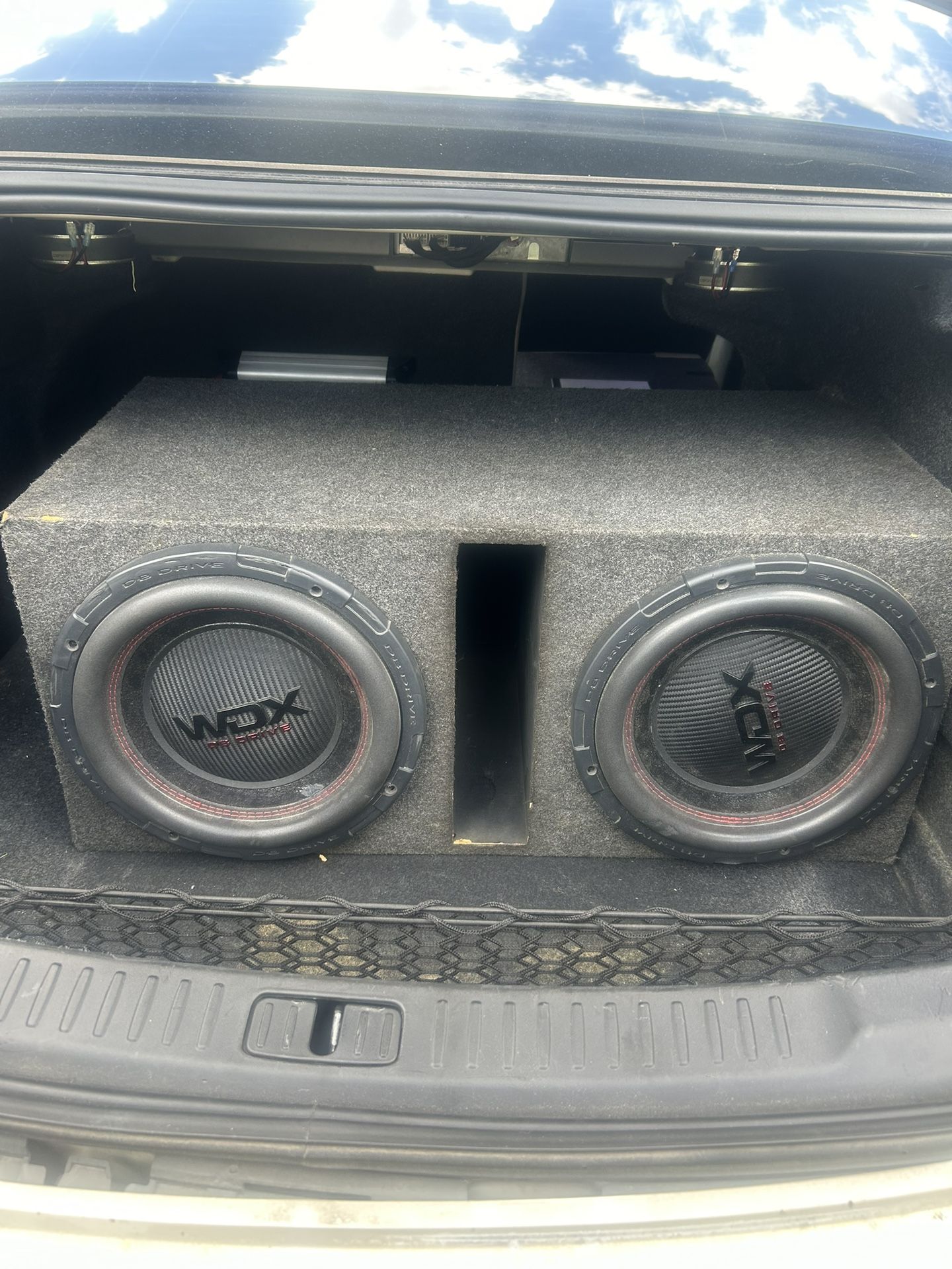 WDX DD Competition Speakers 12s 2000 Watts Each