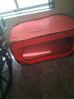 Soft dog kennel never used