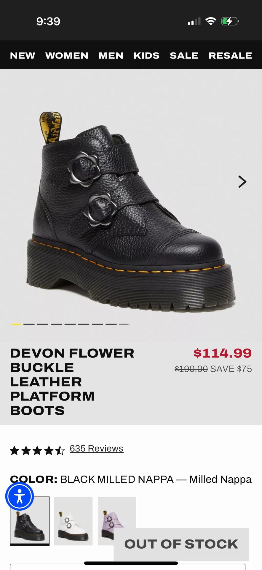 Doc Martens Devon Flower Boots