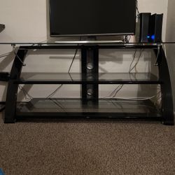 Glass TV Stand