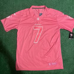 Cj Stroud Pink Breastcancer Jersey
