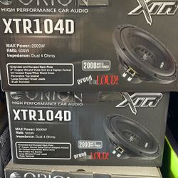 Orion Subwoofer 🔊 XTR 2000 Watts 