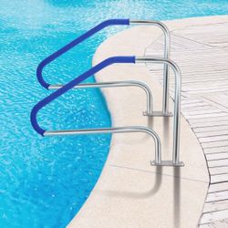 1PC Stainless Steel Swimming Pool Hand Rail Grab Stail Ladder Handrail