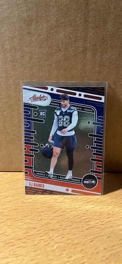 AJ Barner 2024 Absolute Red & Blue Rookie 