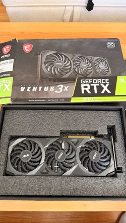 MSI GeForce RTX 3060 Ti Ventus 3X OC 8GB GDDR6 Graphics Card 912-V397-244