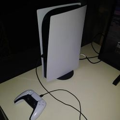 White Sony PS5