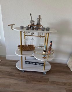 Gold Bar Cart