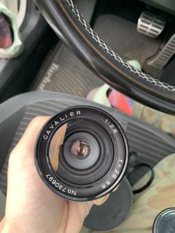 Cavalier 28mm f2.8 Nikon film lens perfect condition