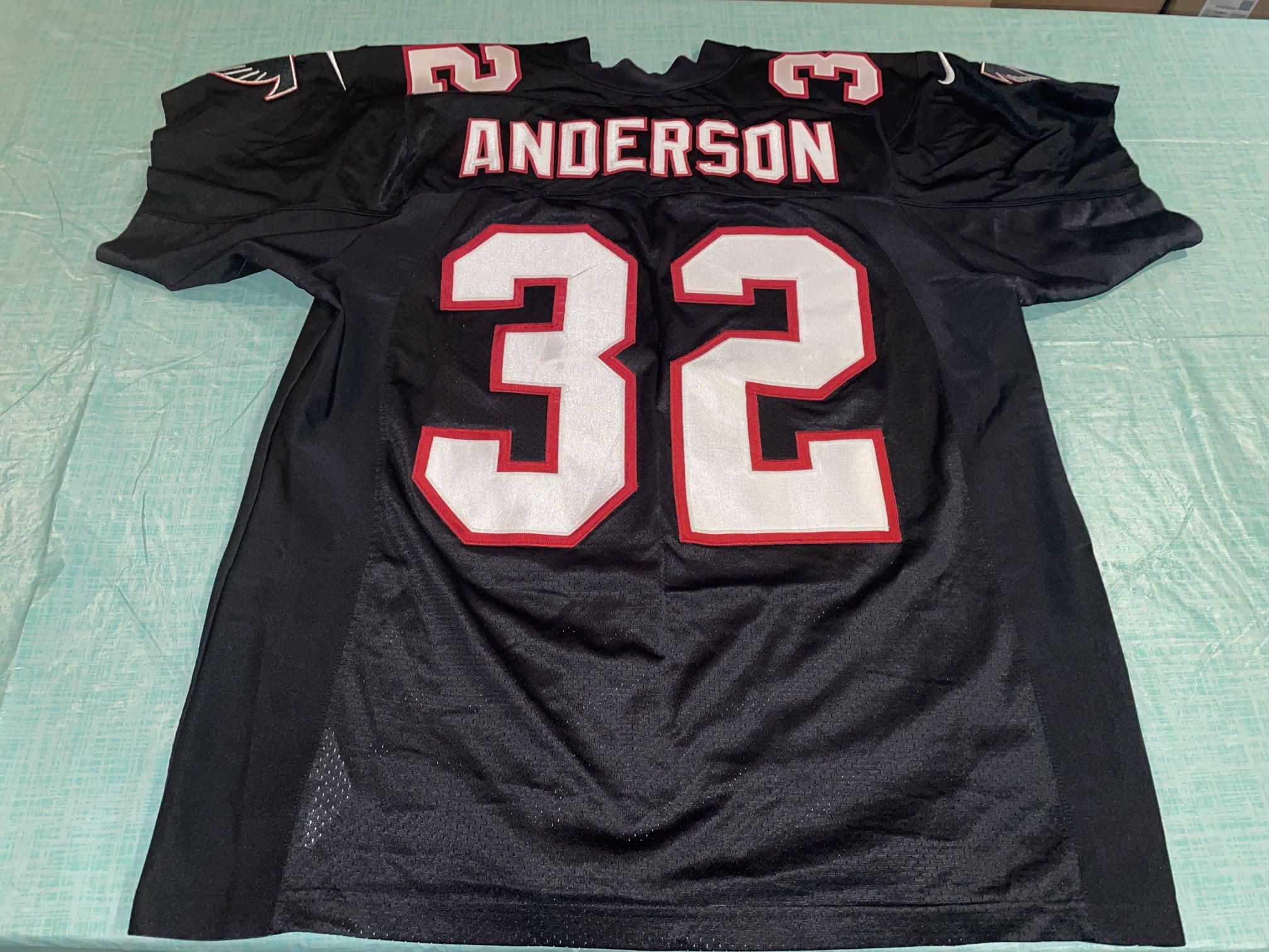 Adult 48 Nike Authentic JAMAL ANDERSON ATLANTA FALCONS NFL Football Jersey Clean