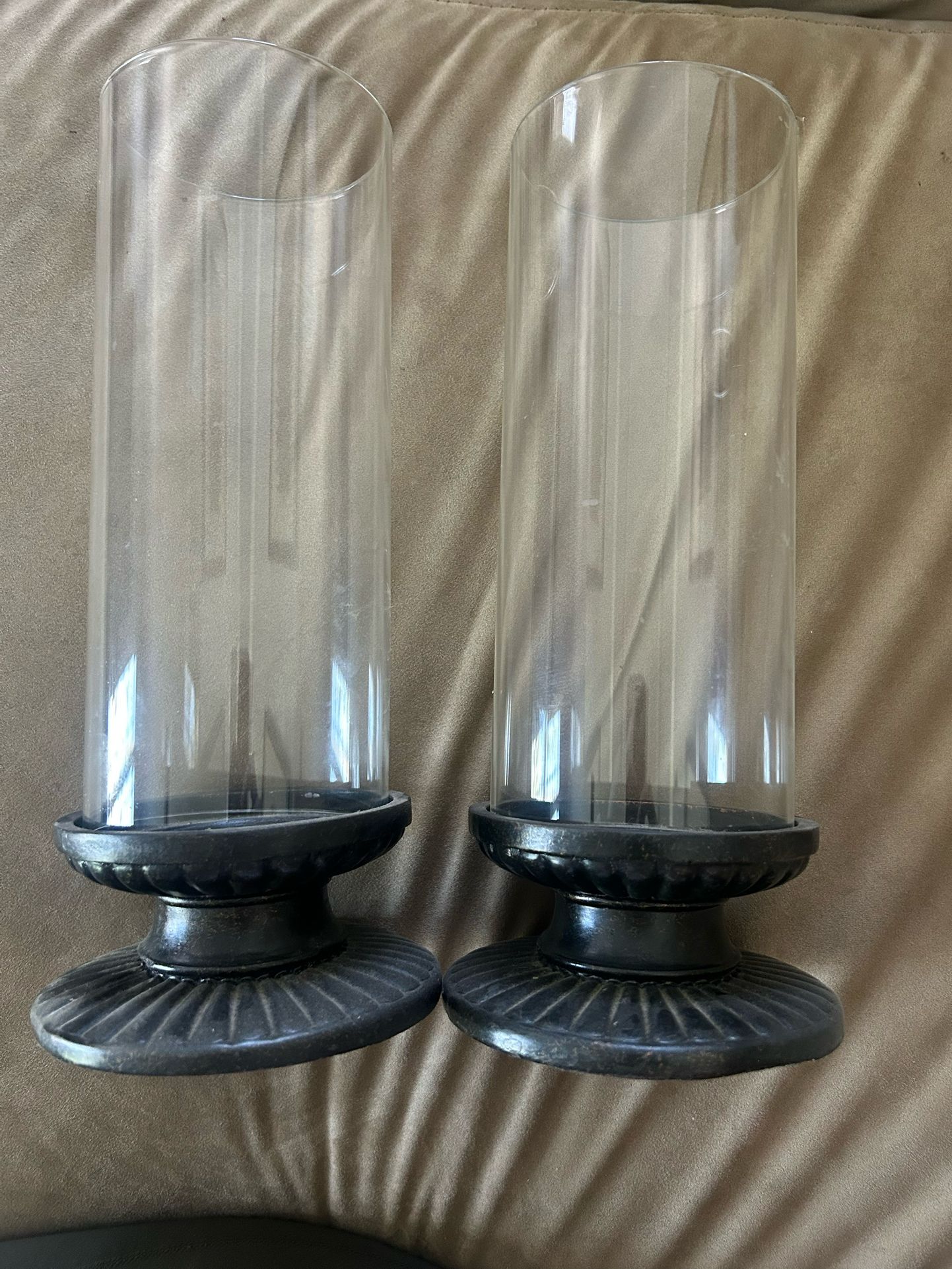 Glass Candle Holders