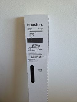 New in box: black IKEA curtain rod